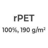 F16 - 100% Polister rPET 190gr  + 1,50 € 