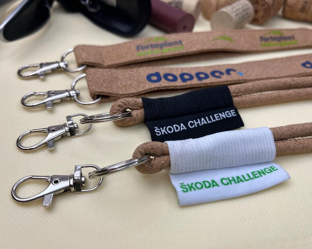 eco lanyard aus kork