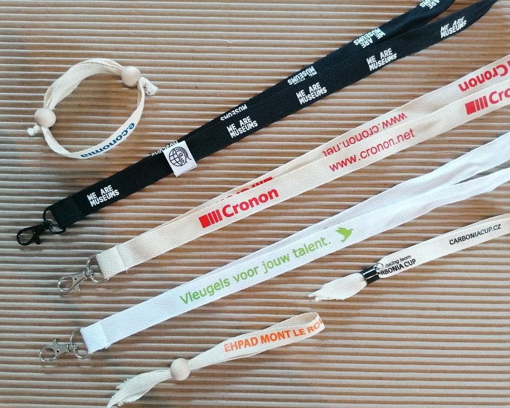 lanyards aus baumwolle